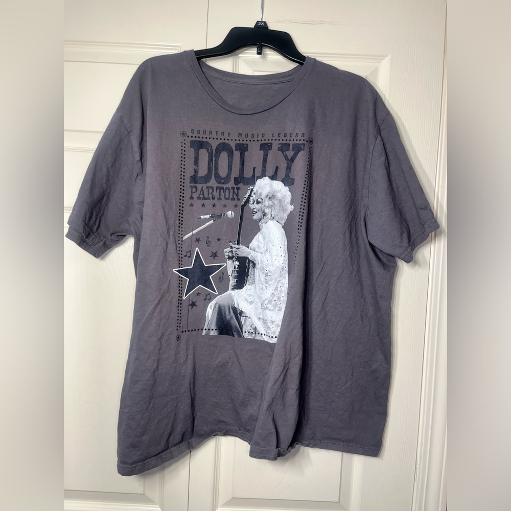 Dolly‎ Parton Women's Gray Tshirt